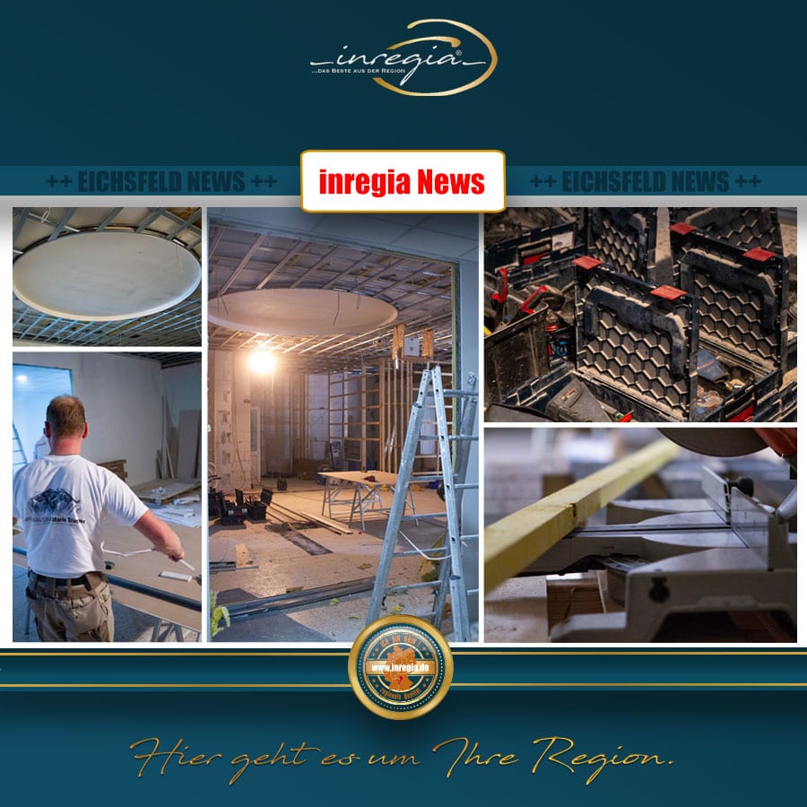 inregia® Center – Bautagebuch – Mit vereinten Kräften gehts voran